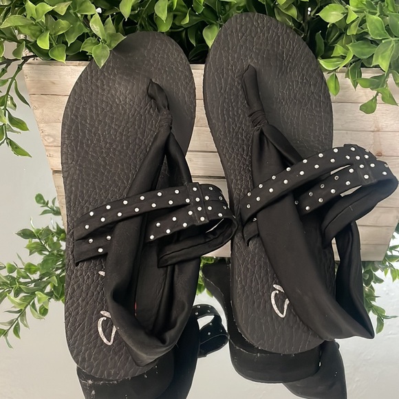 Skechers yoga mat sling backs size 10 in perfect conditions - Picture 2 of 11